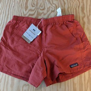 Patagonia Baggies - NWT, 5" inseam, Sumac Red
